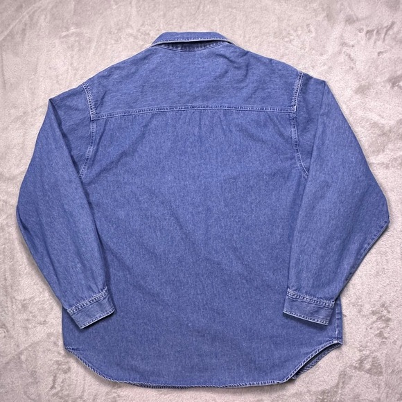 Vintage Bobbie Brooks Denim Shirt Fall Harvest Embroidered Countrycore - Picture 3 of 15